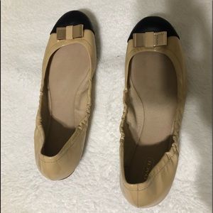 Coach nude flats